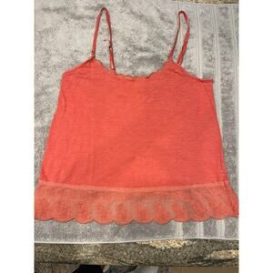 Women’s American Eagle lace crop tank top Adjustable Straps Size M